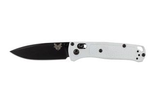 Benchmade Mini-Bugout Elite Folding Knife 2.82" Drop Point Blade - Plain Edge - White